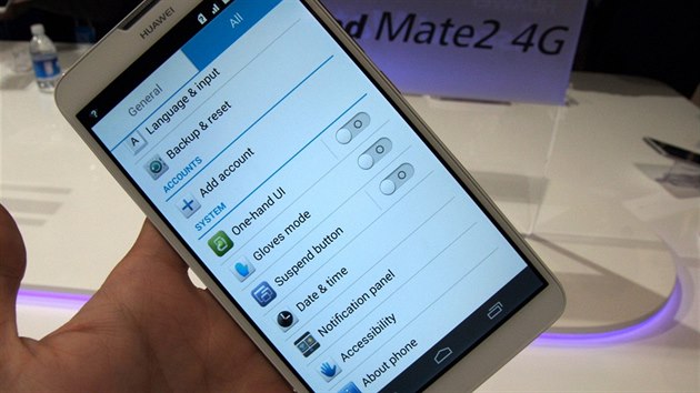 Pedstaven Huawei Ascend Mate 2 na veletrhu CES v Las Vegas