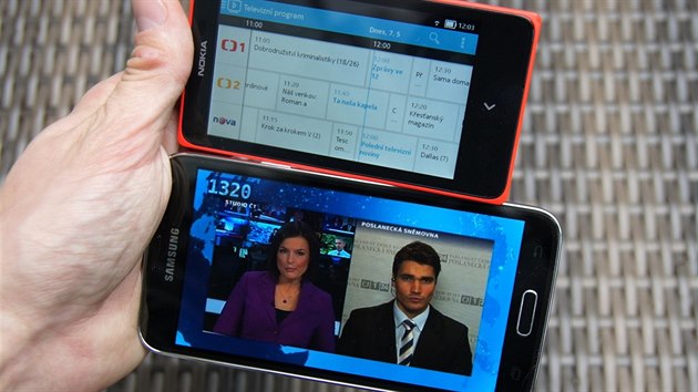 Aplikace O2 TV GO pro sledovn televize v mobilu