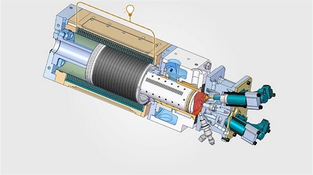 Dvoutaktn motor Toyota jako linern elektrick genertor s volnm pstem