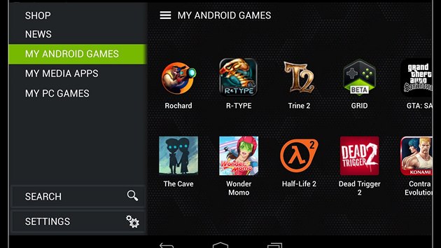 Displej Nvidia Shield Tablet