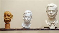 Výstava v Akademii vd pedstavuje busty Jana Kaplického, Václava Havla a...