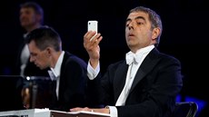 Rowan Atkinson jako Mr. Bean pi zahájení olympiády v Londýn 2012