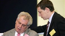 Stanislav Gross s Milošem Zemanem Stanislav Gross s Milošem Zemanem