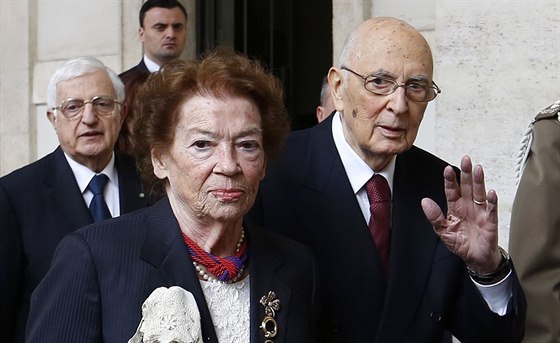 Italský prezident Giorgio Napolitano rezignoval a opustil prezidentský palác...