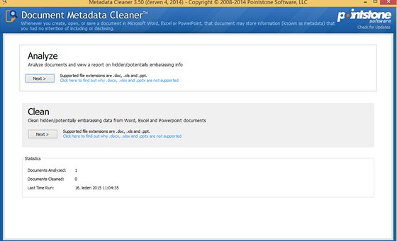 Metadata Cleaner
