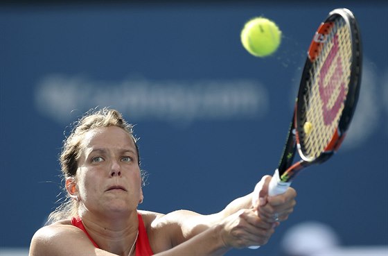 Barbora Záhlavová-Strýcová ve druhém kole na turnaji v Sydney.