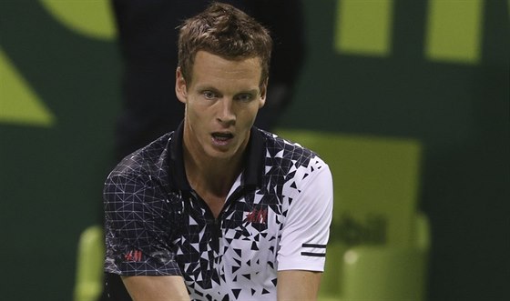 Tomá Berdych ve finále turnaje v Dauhá