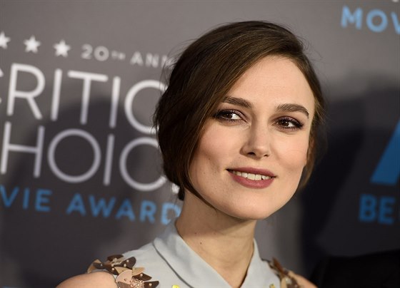 Britská hereka Keira Knightley (Los Angeles, 15. ledna 2015)