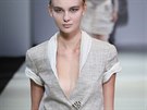Stroze elegantn bavlna: Giorgio Armani, kolekce jaro - lto 2015