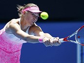 DOSHNU. Lucie Hradeck v prvnm kole Australian Open.