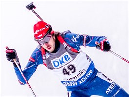 Jaroslav Soukup pi sprintu v Ruhpoldingu.