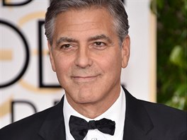 George Clooney na Zlatch glbech (Beverly Hills, 11. ledna 2015)