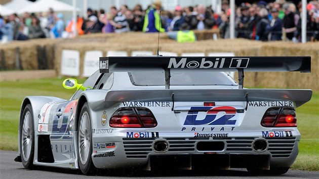 Zvodn Mercedes CLK GTR AMG na Goodwoodskm festivalu rychlosti