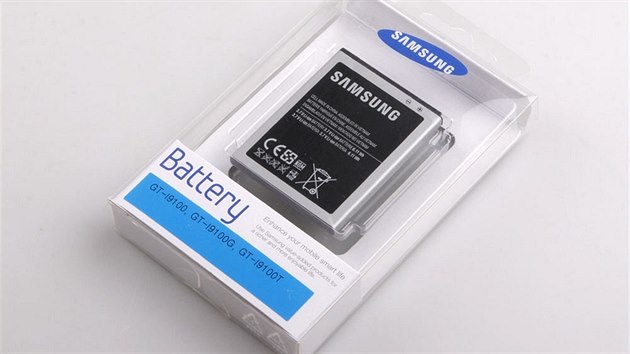Prodejn balen (tzv. blister) s nhradn bateri pro Samsung Galaxy S II. Jen takto zabalen nhradn baterie Samsung oficiln prodv.