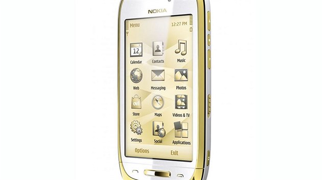 Nokia Oro nen dn ddeek, telefon piel na trh ped dvma roky. Nokia se s nm pokusila prorazit do segmentu luxusnch pstroj. Zkladem stla levn Nokia C7 se Symbianem Anna, pstroj ale dostal luxusn kabtek. Cena na zatku prodeje byla horentnch 25 000 korun. 