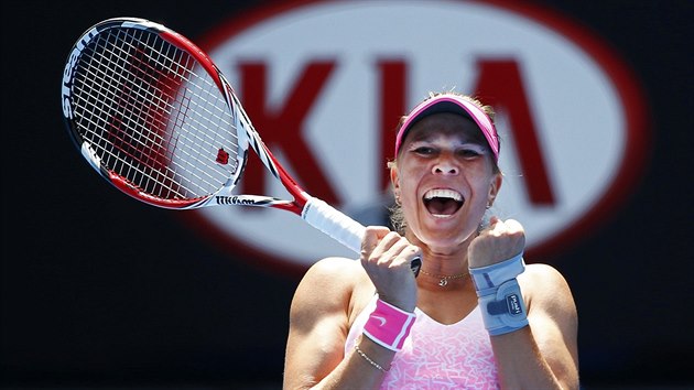 TST. Lucie Hradeck prv vyadila Anu Ivanoviovou v prvnm kole Australian Open.