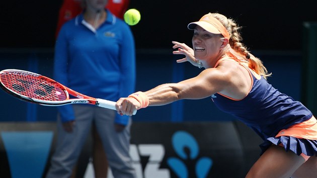SNAHA. Angelique Kerberov v prvnm kole Australian Open.
