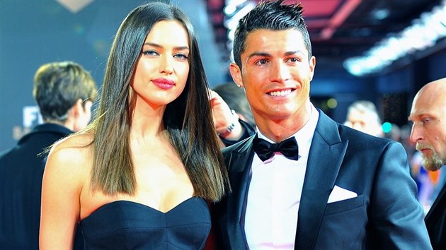 Irina aikov a Cristiano Ronaldo (Curych, 7. ledna 2013)