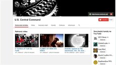 Napadený úet Ústedního velení USA na serveru YouTube.com (12. ledna 2015)