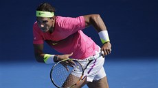 START NA MÍ. Rafael Nadal v prvním kole Australian Open.