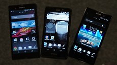 Sony Xperia Z, Xperia T a Xperia Ion