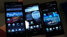 Sony Xperia Z, Xperia T a Xperia Ion