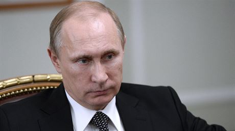 Rusk prezident Putin na setkn pobl Moskvy (19. ledna 2015).
