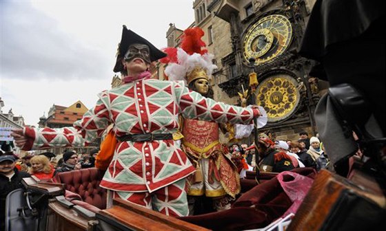 Král Carnevalu si 7. února pevezme na Staromstském námstí právo karnevalové