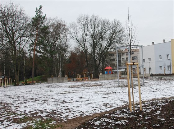 Park Sklennka vznikl mezi ulicemi Dukelskou a Hoickou v Hradci Králové. 