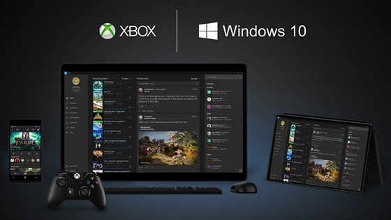 Windows 10 propojí PC a Xbox One