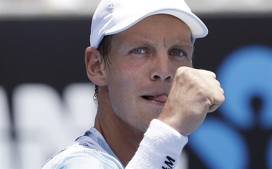 TOHLE VYLO. Tomá Berdych ve druhém kole Australian Open.