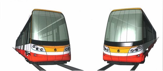 Takhle budou vypadat nové tramvaje koda 15T For City.