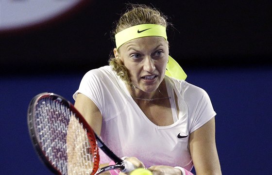 eská tenistka Petra Kvitová v duelu 3. kola Australian Open s Madison Keysovou...