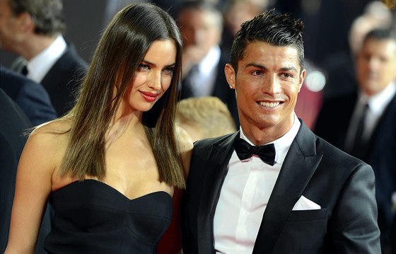 Irina aiková a Cristiano Ronaldo (Curych, 7. ledna 2013)