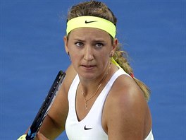 Blorusk tenistka Victoria Azarenkov v souboji s Barborou...