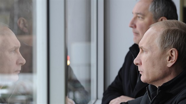 Rusk prezident Putin na nvtv vzkumnho centra pobl Moskvy (20. ledna 2015).