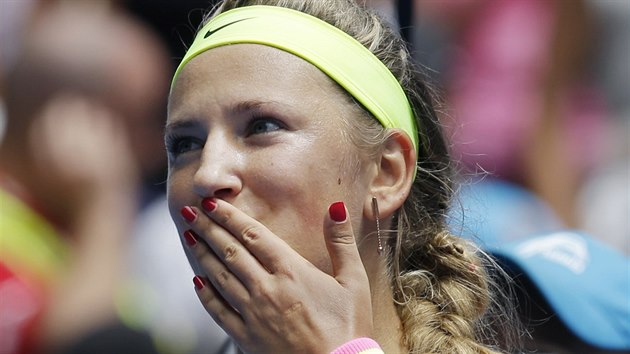 VTZN. Victoria Azarenkov v prvnm kole Australian Open.