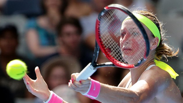 JDE ZA VÍTZSTVÍM. Petra Kvitová ve druhém kole Australian Open.