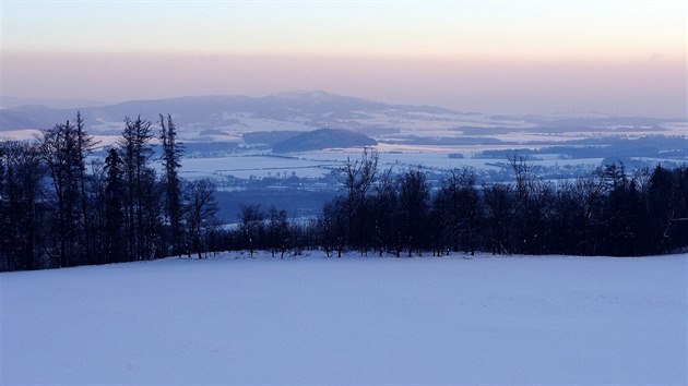 Podbeskyd z rozhledny Olov