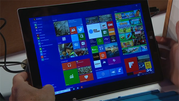 Start menu ve Windows 10 lze nov rozthnout na celou plochu.