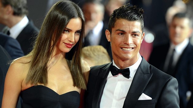 Irina aikov a Cristiano Ronaldo (Curych, 7. ledna 2013)