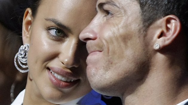 Irina aikov a Cristiano Ronaldo (Monako, 30. srpna 2012)