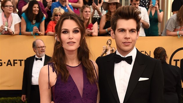 Keira Knightley a James Righton (Los Angeles, 25. ledna 2015)