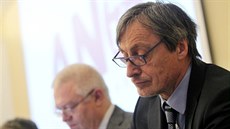 Sněm ANO v Brně. Na snímku zprava ministr obrany Martin Stropnický. Sněm ANO v Brně. Na snímku zprava ministr obrany Martin Stropnický.
