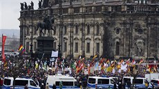 Demonstrace Pegidy v saských Dráanech (25. ledna 2015)