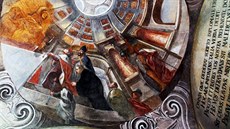 V Sázavském klátee loni v ervenci dokonili odkrývání páté fresky z 18....