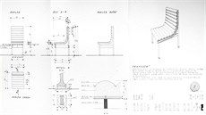 Plán repliky kesílek z roku 1973 od autora jetdského interiéru a mobiliáe...