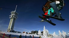Nejvýše položený krušnohorský skiareál na Klínovci Nejvýše položený krušnohorský skiareál na Klínovci