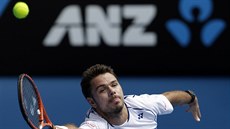 DOSÁHNU. Stan Wawrinka v prvním kole Australian Open.