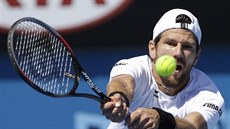SNAHA. Jürgen Melzer ve druhém kole Australian Open. SNAHA. Jürgen Melzer ve druhém kole Australian Open.